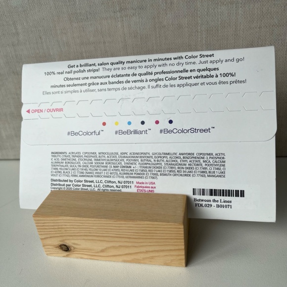 Between The Lines 💅✨ Color STREET NEW Sealed - Long Lasting Nail Polish Strips - Picture 6 of 9